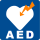 AED(自動体外式除細動器)がある