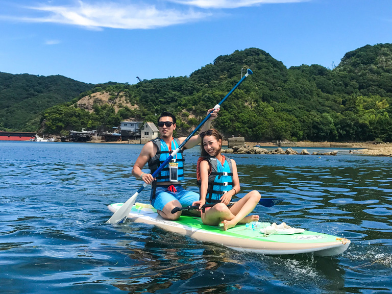 気軽に楽しめる海のアクティビティ“じゃのひれ SUP”